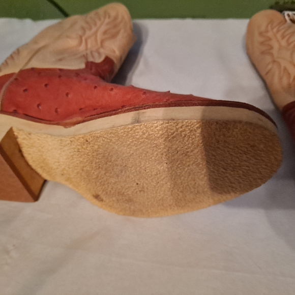 TONY LAMA OSTRICH MENS BOOTS - Picture 11 of 14